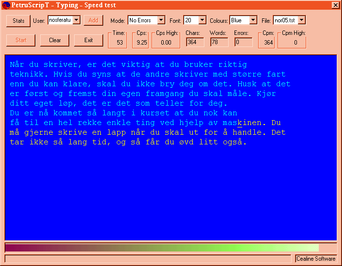Test your typing skills
